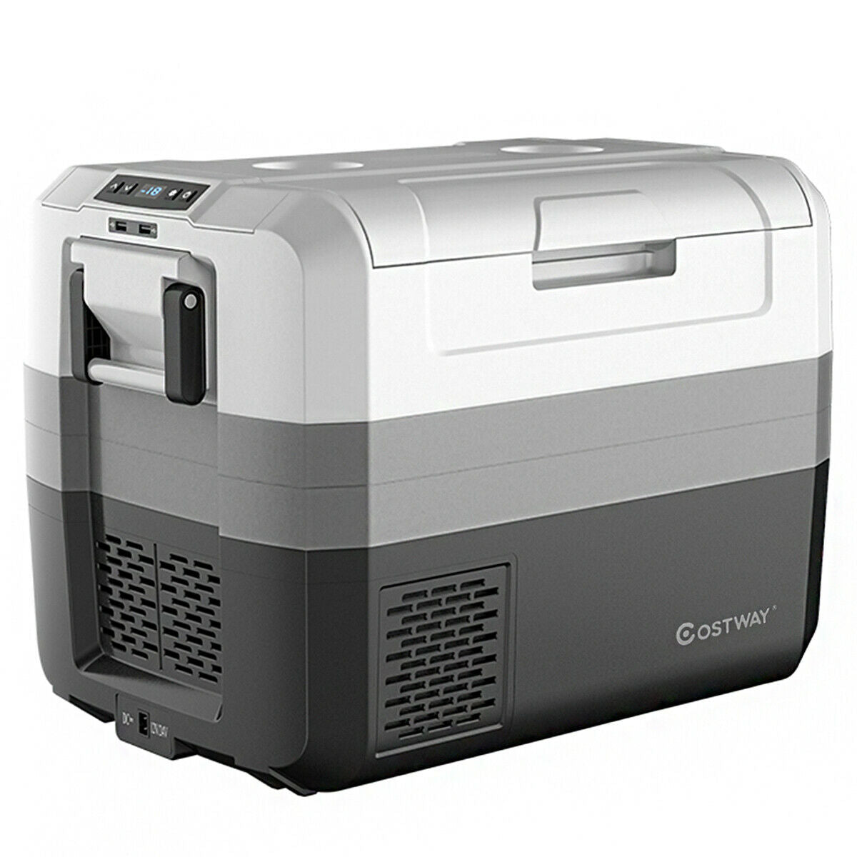 58 Quart Portable Electric Cooler for Camping & Car