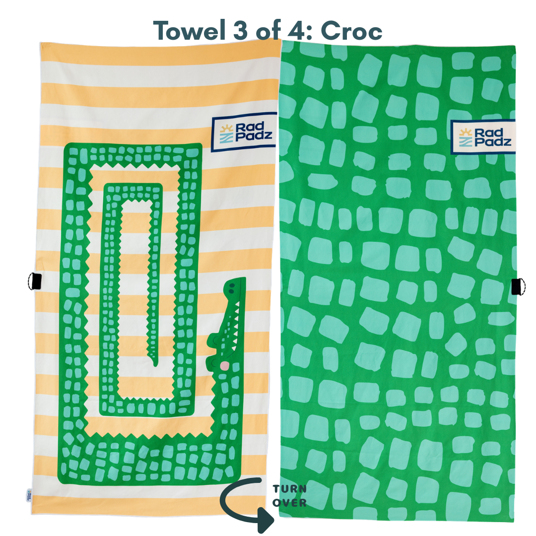 RadPadz Quick-Dry Towel | 4-Pack – All 4 Cannonballer Designs