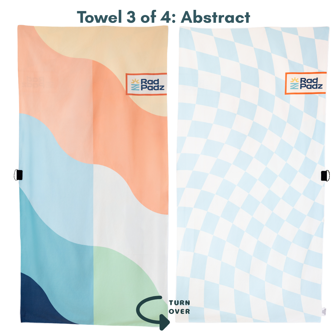 RadPadz Quick-Dry Towel | 4-Pack – All 4 Cannonballer Designs