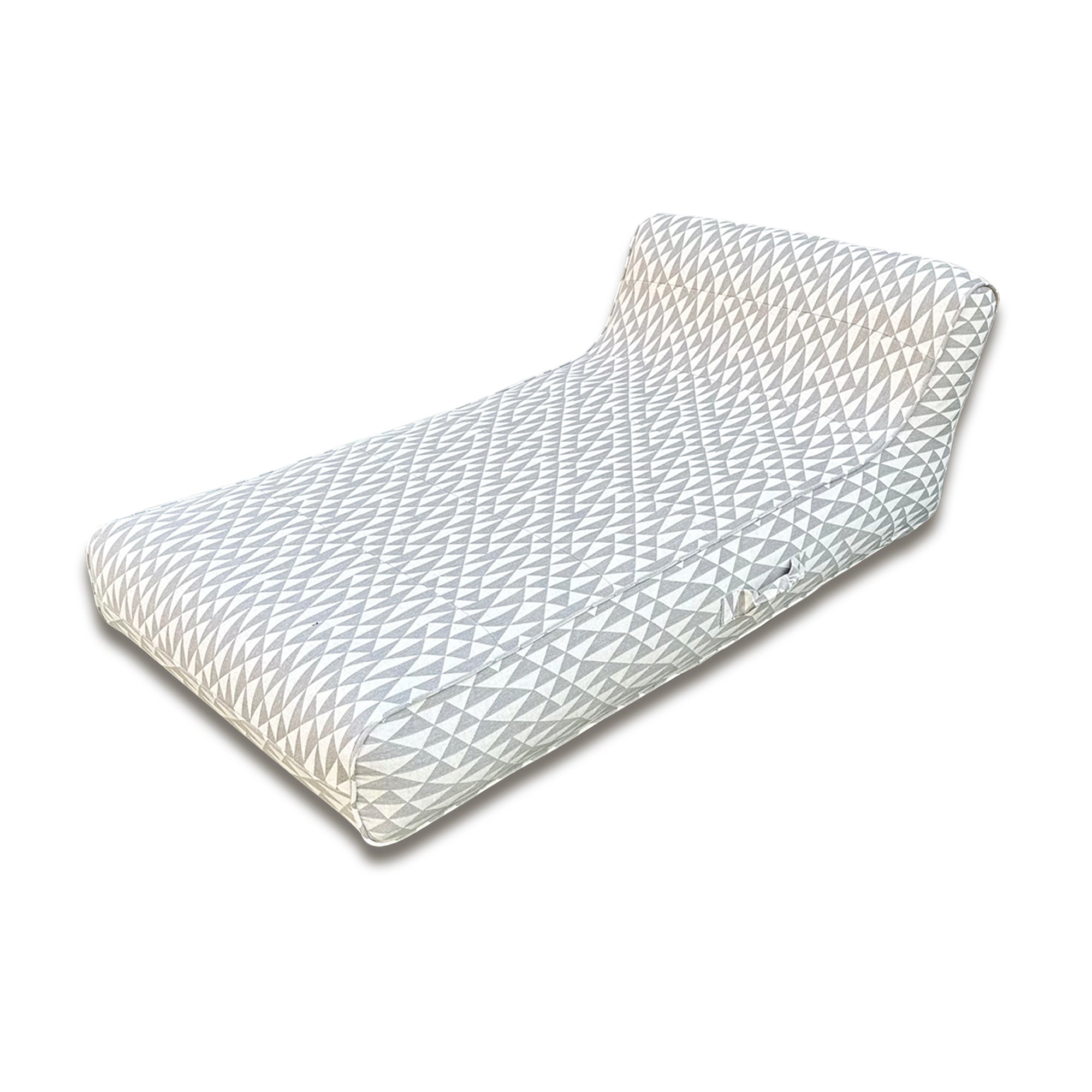 Oyster Abstract - Luxe Linen-Like Inflatable Boat & Pool Lounger