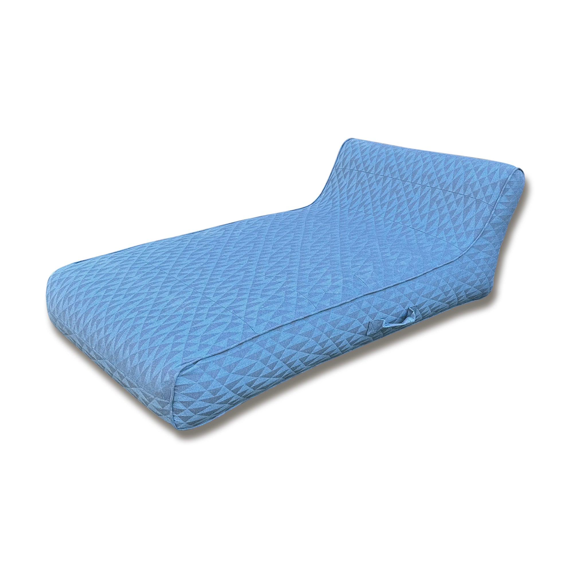 Marine Abstract - Luxe Linen-Like Inflatable Boat & Pool Lounger