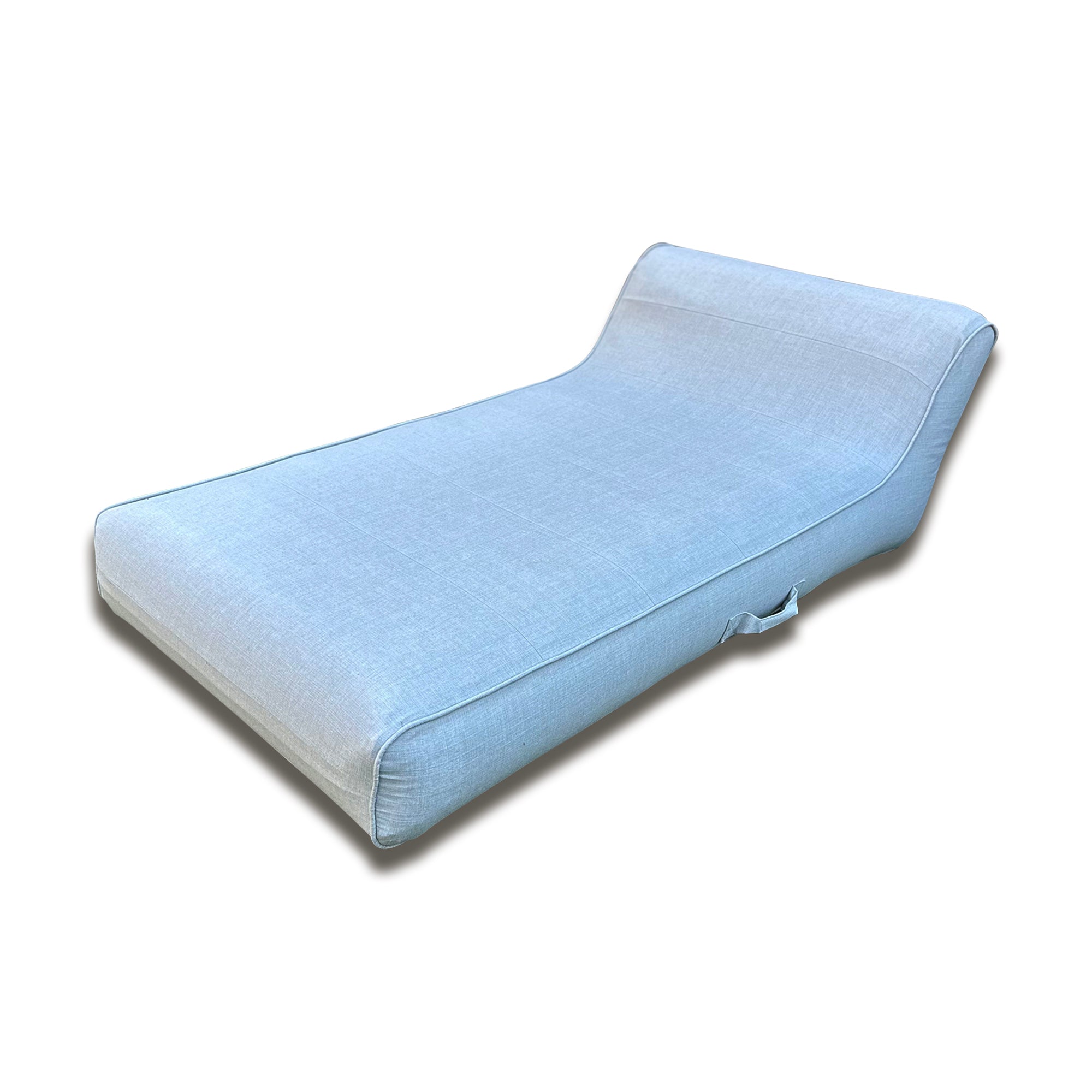 Charcoal Linen - Luxe Linen-Like Inflatable Boat & Pool Lounger