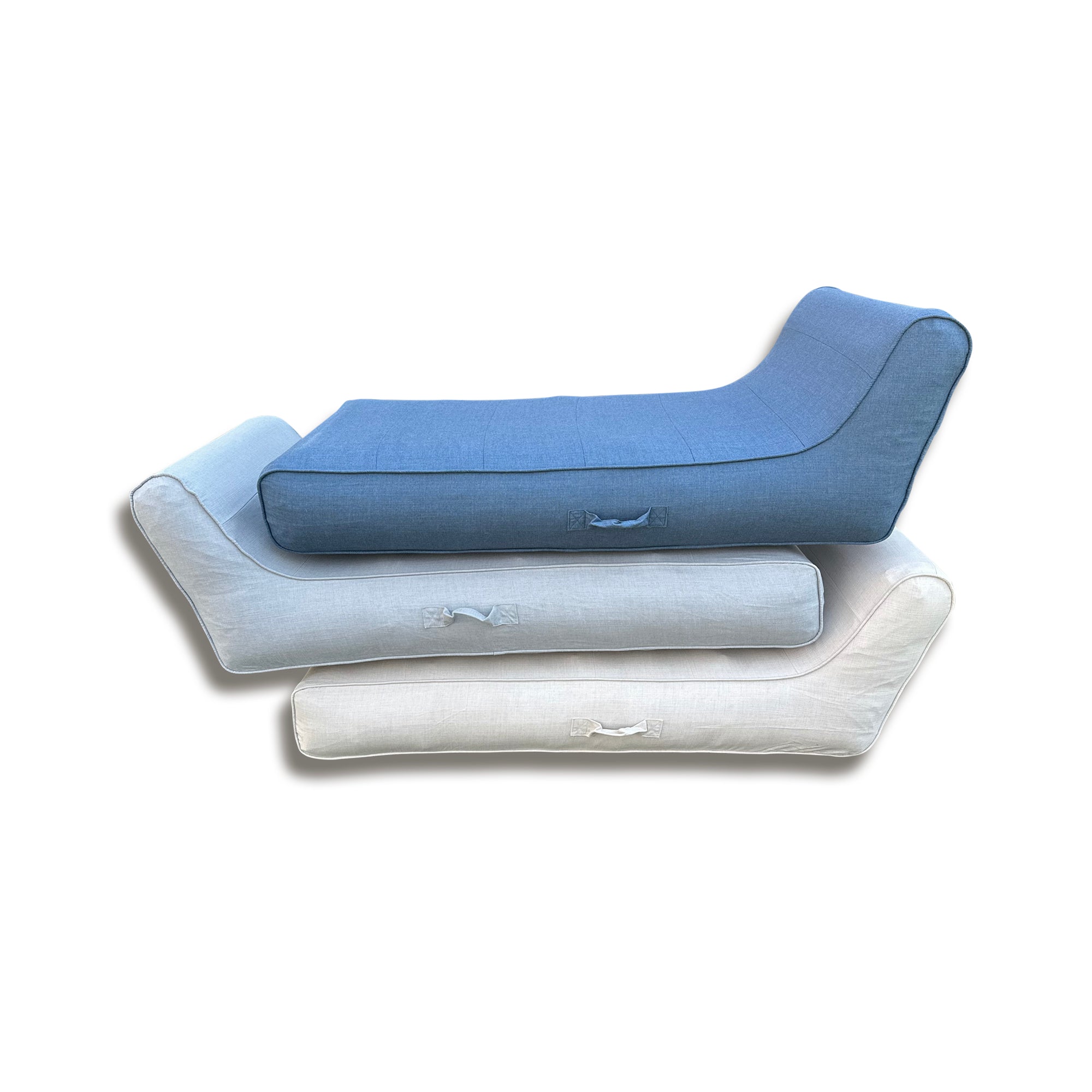 Oyster Linen - Luxe Linen-Like Inflatable Boat & Pool Lounger