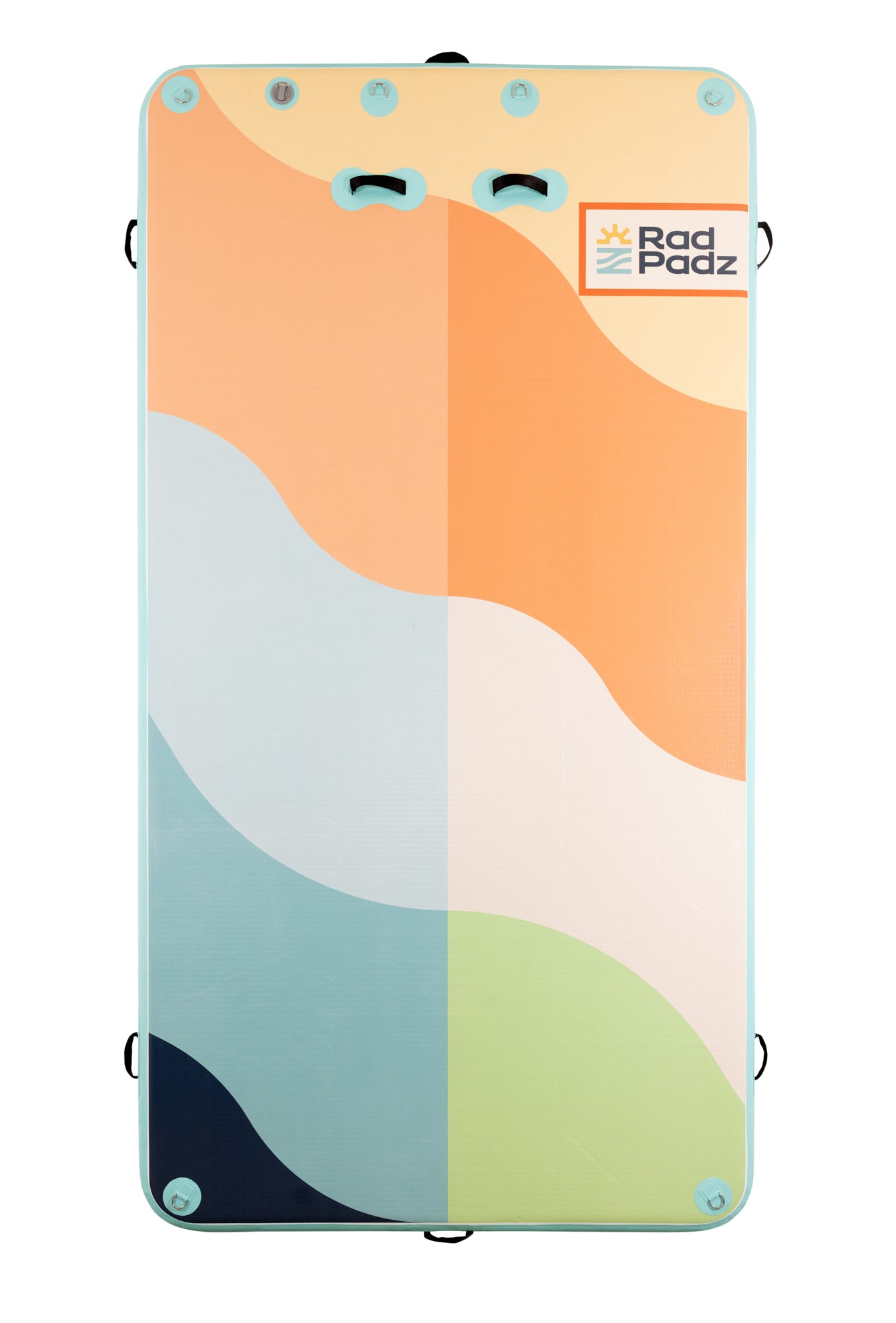 RadPadz Cannonballer – Abstract | 6'x12' Inflatable Dock Platform
