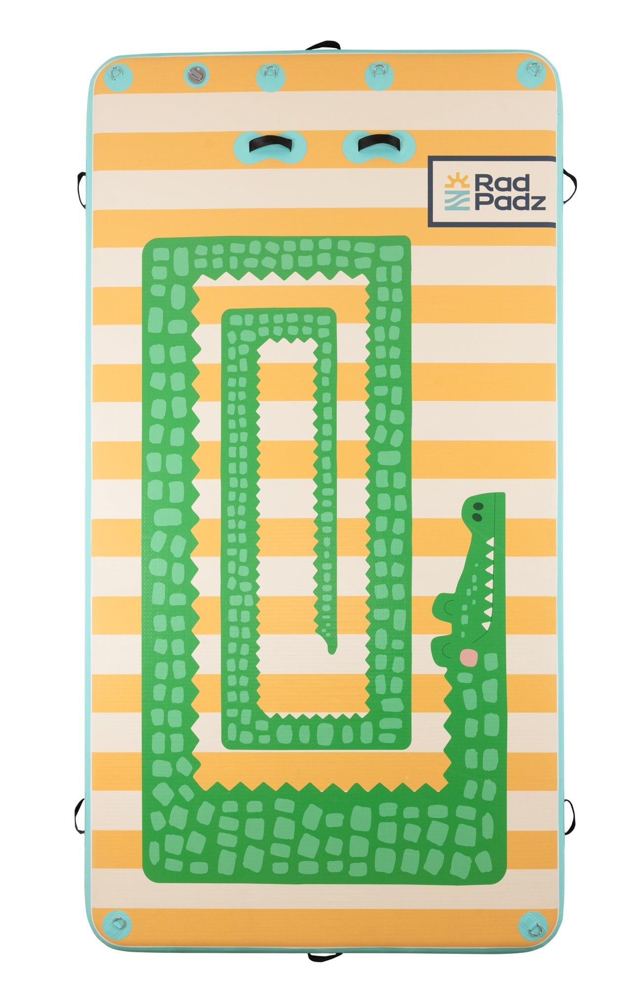 RadPadz Cannonballer – Croc | 6'x12' Inflatable Dock Platform
