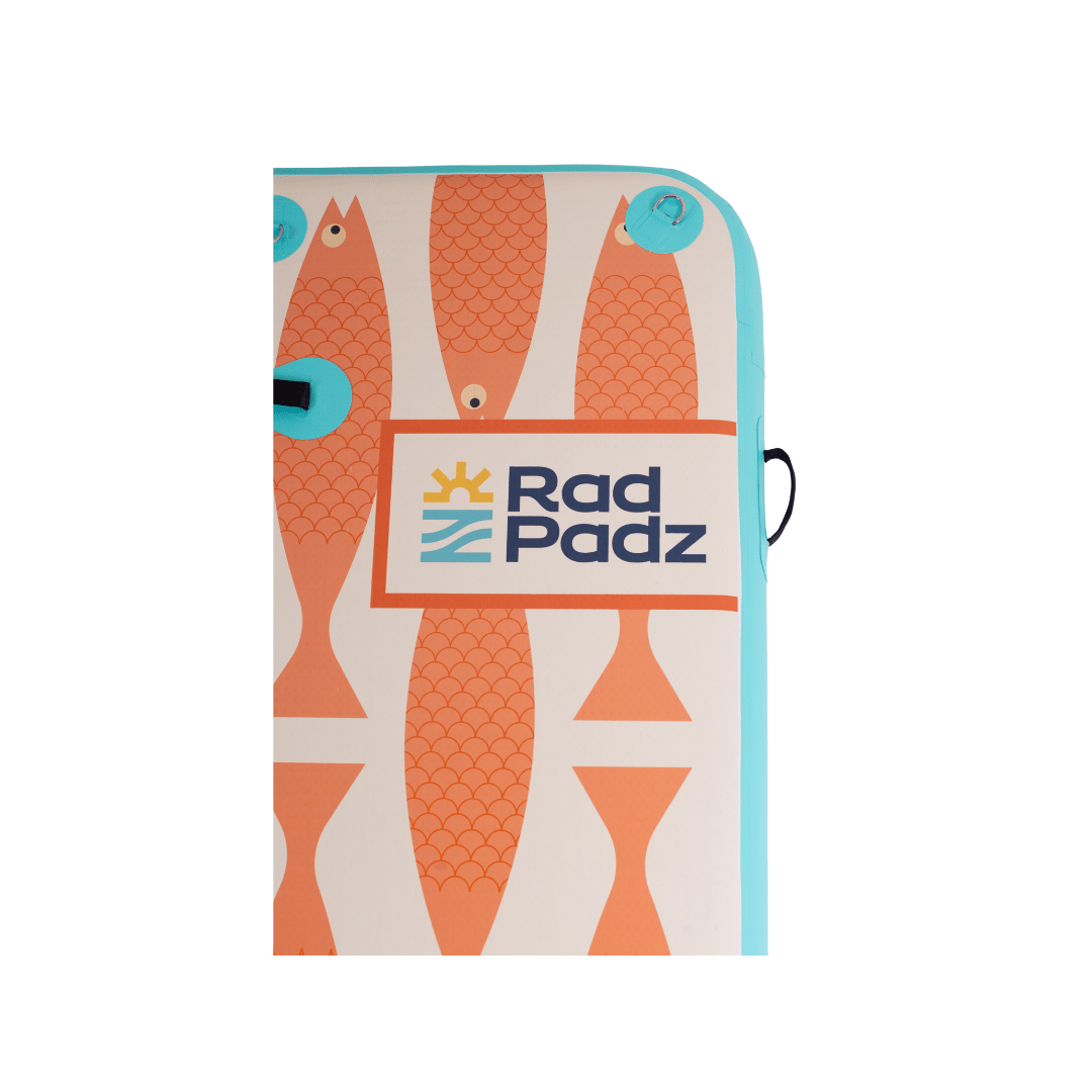 RadPadz Cannonballer – Fish | 6'x12' Inflatable Dock Platform