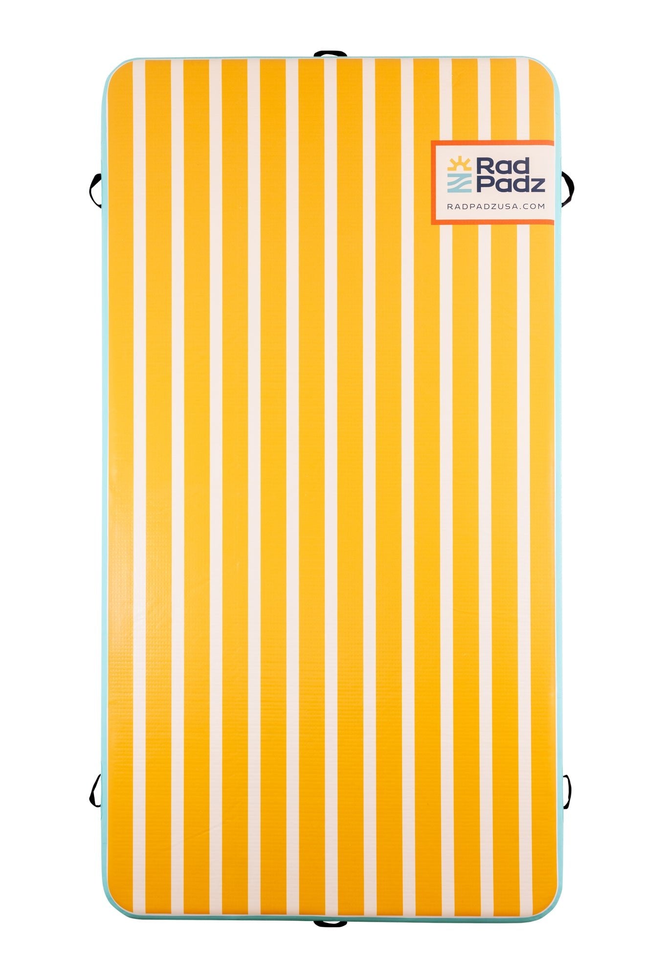 RadPadz® Cannonballer – Retro | 6'x12' Inflatable Dock Platform