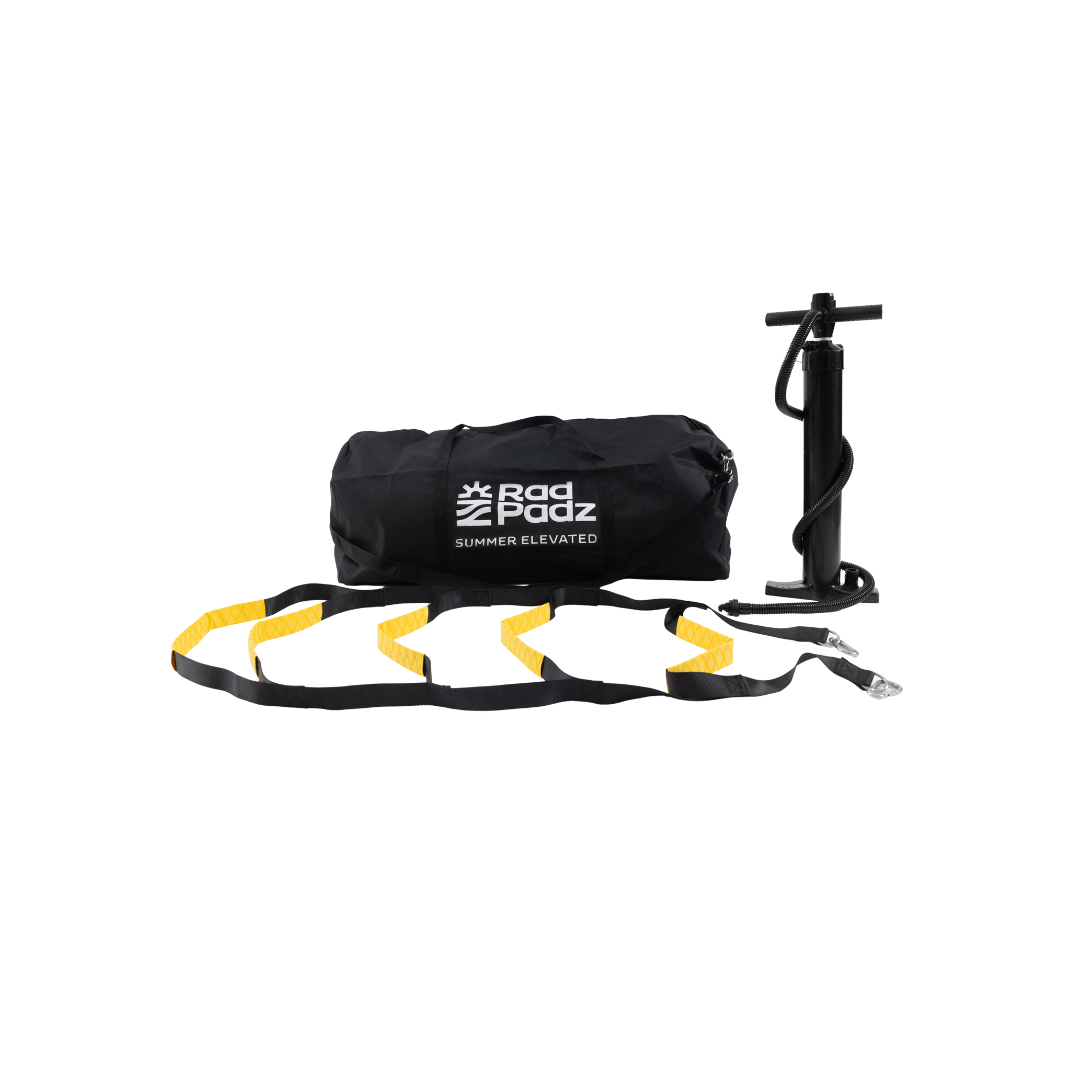 RadPadz Cannonballer – Fish | 6'x12' Inflatable Dock Platform